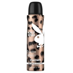 Playboy Play It Wild For Her Deo Spray 150ml Transparent