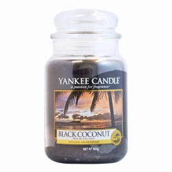 Yankee Candle Classic Large Jar Black Coconut Candle 623g Svart