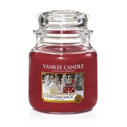 Yankee Candle Classic Medium Jar Christmas Magic 411g Red