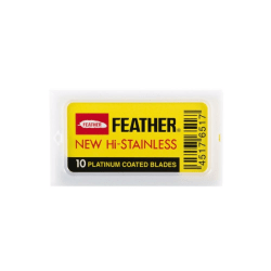 Feather New Hi-Stainless Rakblad 10-pack Yellow