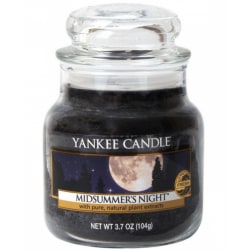Yankee Candle Classic Small Jar Midsummer Night Candle 104g Svart
