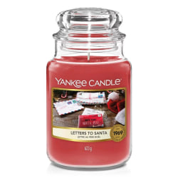 Yankee Candle Classic Large Letters To Santa 623g Röd