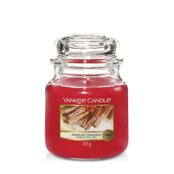 Yankee Candle Classic Medium Jar Sparkling Cinnamon  411g Röd