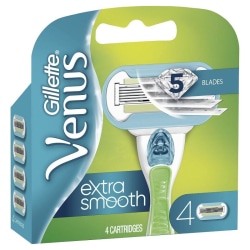 Gillette Venus Extra Smooth Blades 4-pack Blå