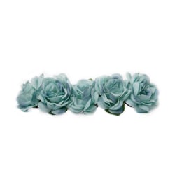 Hairband Blossom Big - Turquoise Transparent