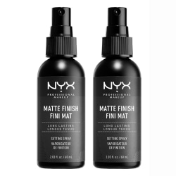 2-pack NYX PROF. MAKEUP Matte Finish Setting Spray Transparent