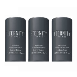 3-pack Calvin Klein Eternity For Men Deostick 75ml grå