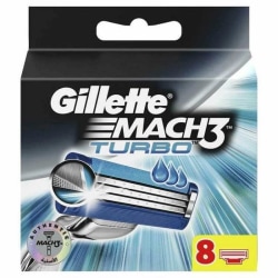 Gillette Mach3 Turbo 8-pack Transparent