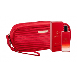 Giftset Giorgio Armani Si Passione Edp 15ml + Cosmetic Bag Transparent