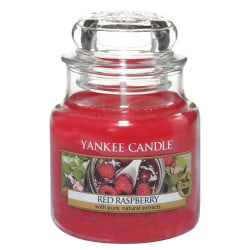 Yankee Candle Classic Small Jar Red Raspberry Candle 104g Red