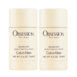 2-pack Calvin Klein Obsession For Men Deostick 75ml Transparent