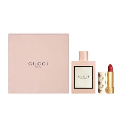 Giftset Gucci Bloom Edp 100ml + Gucci 25 Goldie Red Lipstick Transparent