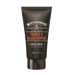 Scottish Fine Soaps Thistle & Black Pepper Facial Wash 150ml Tub Transparent