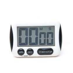 Stor knapp Magnetisk Timer Elektronisk Digital Kök Stoppur Black 8.5 x 6.3 cm