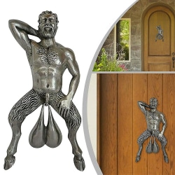Dörrklocka Resin Ornament Staty Utomhus Trädgård Skulptur Dekor