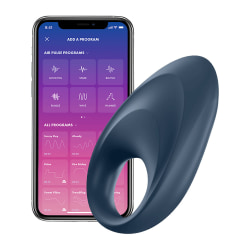 Satisfyer Connect: Mighty One, Ring Vibrator Blå