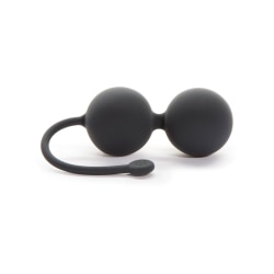Fifty Shades of Grey: Tighten and Tense, Silicone Jiggle Balls Svart