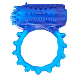 Toy Joy: Flexible Ring & Finger Vibe, blå Blå
