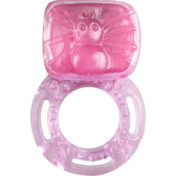 Easytoys: Vibrating Cock Ring with Clitoris Stimulator Rosa