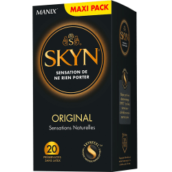 Manix Skyn Orignal: Kondomer, 20-pack Transparent