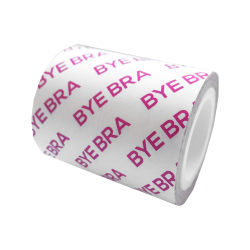 Bye Bra: Breast Tape Roll, 3m x 5cm + Satin Nipple Covers, 3 ... Hudfärgad, Transparent