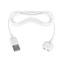 Satisfyer: Magnetisk USB-kabel, 1 meter Vit