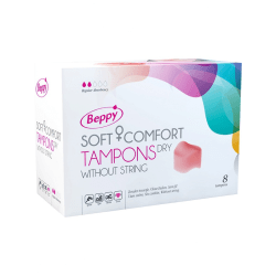 Beppy: Soft Comfort Tampons, Dry, 8-pack
