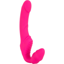 You2Toys: Vibrating Strapless Strap-On, Double Teaser, rosa Rosa