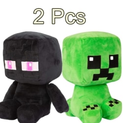 Minecraft Toys Game Plush Doll CREEPER+Enderman 25cm