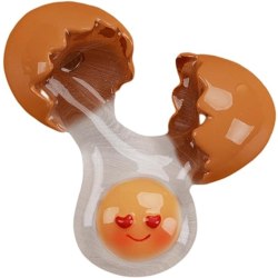 (Leende ägg) Kylskåpsmagneter - Kylskåpsmagneter 3D Resin Kylskåp Ma