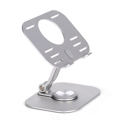 P08 Ihåligt bordsfäste aluminiumlegering 360 graders rotation Fällbart stativ för tabletthållare