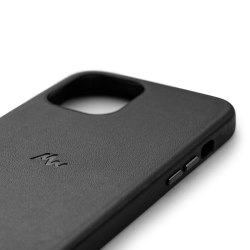 iPhone 12 Pro Max skal/mobilskal i läder/skinn - MagSafe - Marie Wolt Black iPhone 12 Pro Max