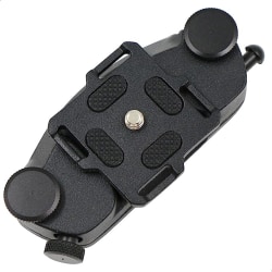 Bältesklämma kameraremshållare ryggsäck - 1/4 kamerafäste för kamera midjebälte och ryggsäck