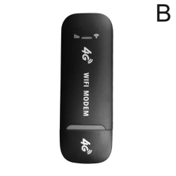 4G LTE Stick Dongle NIC USB Router Trådlöst WiFi Modem Mobil Ho black one size