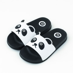Barn Söta Panda Slide Sandaler Pojkar Flickor Beach Halkfria tofflor 24*25