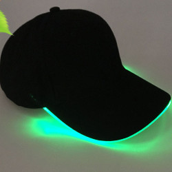 LED Light up Hat Unisex baseballkeps Cap Cap Hatt Green