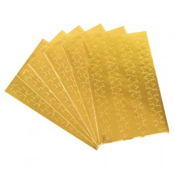 Guldstjärnor Stickers | 288 st | 13 mm Klistermärken