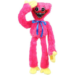Huggy Wuggy Poppy Playtime Huggy Wuggy Gosedjursplysch Nytt skräckspel Hagiwagi plyschdocka för barn (40 cm rosa)