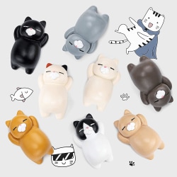 8-pack söt björn kylskåpsmagnet klistermärken