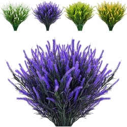 10 faux lavendel blomsterarrangemang