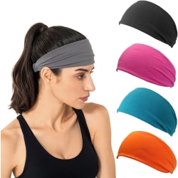 Sports Sweat Pannband, Elastiskt Band Kit, 4 färger 4 färger typ B