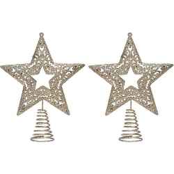 Christmas Tree Topper Party Supplies (Guld) (2 st)