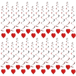 30-pack hjärttakhängare för bröllop/Alla hjärtans dag