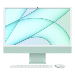 iMac 24" M1 2021 Apple M1 3.2 GHz 8-Core 8 GB RAM 256 GB SSD Grade A Refurbished Green