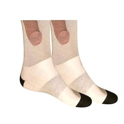 1 par morsomme sokker Show Off Sokker GRÅ grey