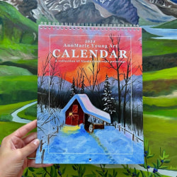 Nature's Alaska Art Calendar 2024 Wall Calendar Hauska kalenteri
