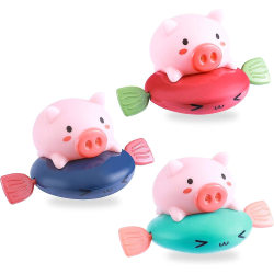 Kylpylelut, uima-altaan lelut sikalelut Kelluvat vauvojen allaskylpylelut baby taaperoille pojille ja tytöille (3 pakkaus)