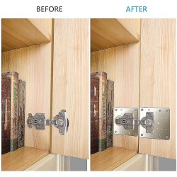 10 kpl Kaapin saranan korjauslevysarja Kaapin oven saranan asennuslevy reikillä Flat Fix