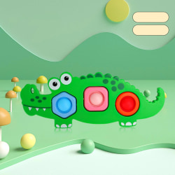 Push Pop Bubble Present Krokodil Stress Relief Fidget Toy Sensory baby crocodile