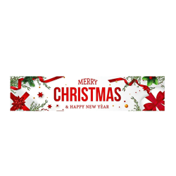 Merry Christmas Outdoor Banner Santa Claus Dekoration Heminredning A